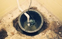 sump pump installed in toronto home