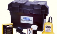 picture of a sump pump battery backup system