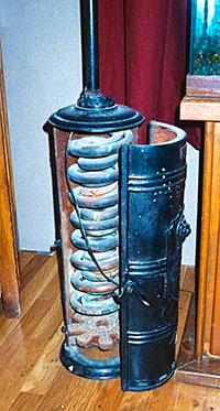 Ancient on demand hot water heater