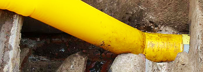 Installation of drain pipe lining