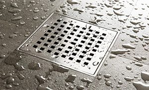 shower drain that needs to be unclogged